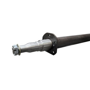 Axle 65mm Round 2400kg Electric Flanges Welded