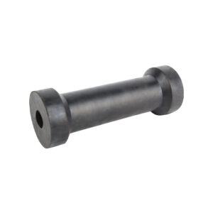 Rubber Roller Keel Roller 8" 21mm Bore Black