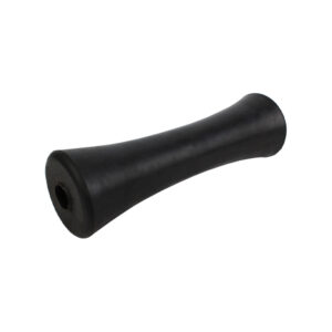 Rubber Roller Concave Roller 12" 25mm Bore Black