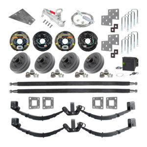DIY Tandem Axle Electric Drum Brake kit