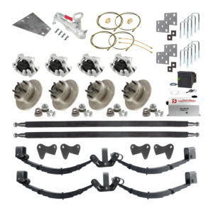 DIY Tandem Axle Hydraulic Disc Brake kit