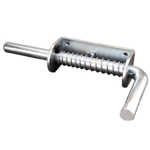 Spring Loaded Catch with Hold Facility 19x255mm Zinc