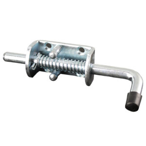Spring Loaded Catch with Hold Facility 12x170mm Zinc
